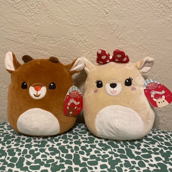 Rudolph and Clarice Squishmallows - Picture 1 of 5
